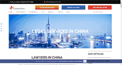 Desktop Screenshot of lawyerschina.net